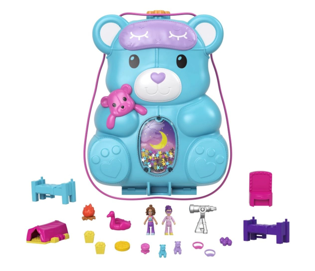 Mattel Polly Pocket Kompaktowa torebka Miś - 1037629 - zdjęcie